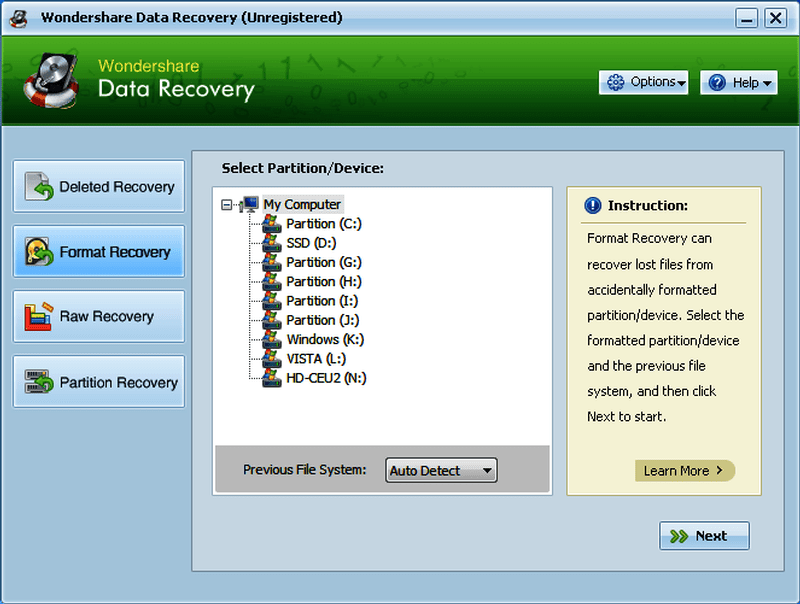 wondershare data recovery serial key